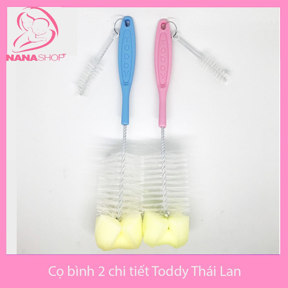 Cọ bình sữa và núm ty Toddy Thái Lan