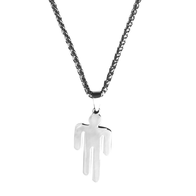 Vòng cổ mặt logo Billie Eilish thiết kế đơn giản dễ phối đồ thời trang