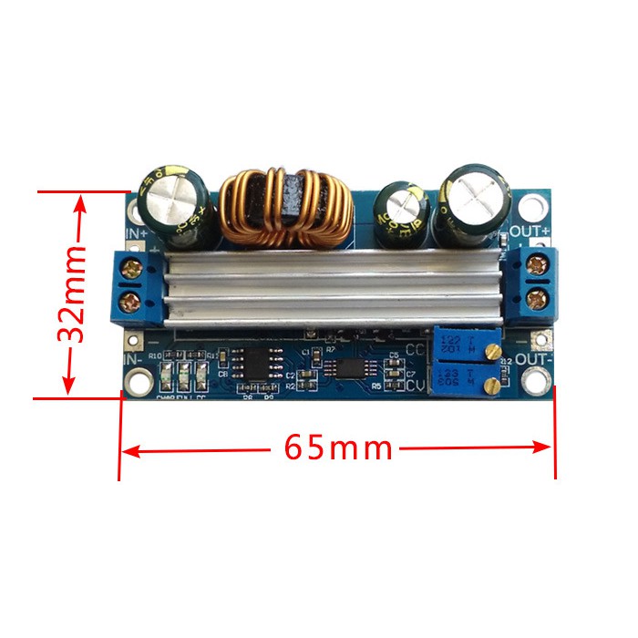 Mạch ổn áp Buck-Boost SJ4 có chỉnh dòng 3A 35W,tăng giảm bằng biến trở