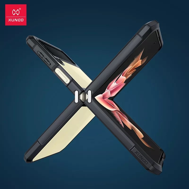 Ốp lưng Samsung Galaxy Z Flip3 5G hiệu Xundd lưng trong viền màu chống sốc chống va đập