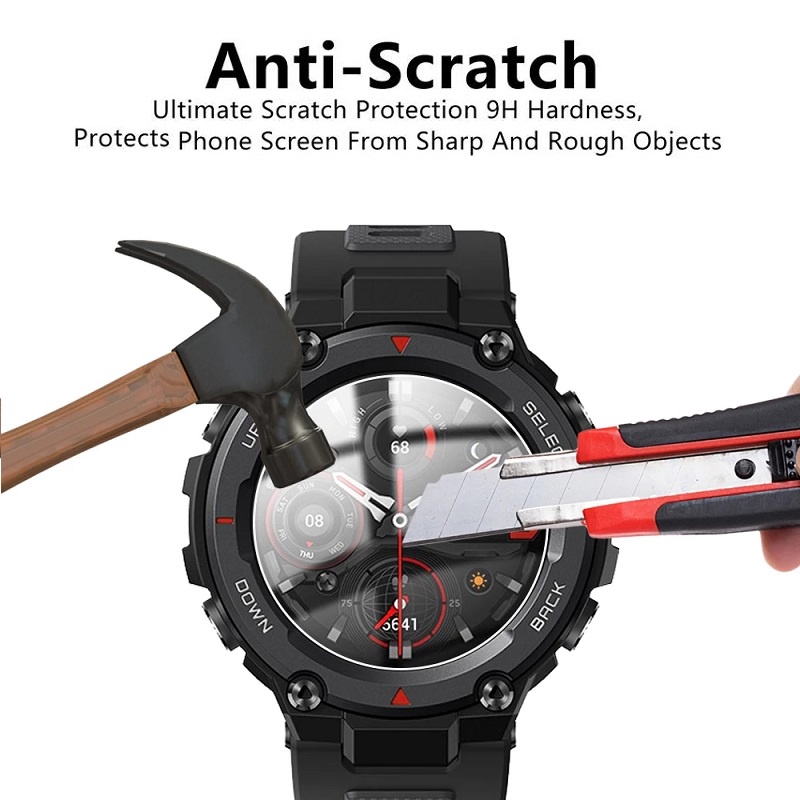 Miếng Dán Bảo Vệ Mặt Đồng Hồ Thông Minh Amazfit T Rex Pro