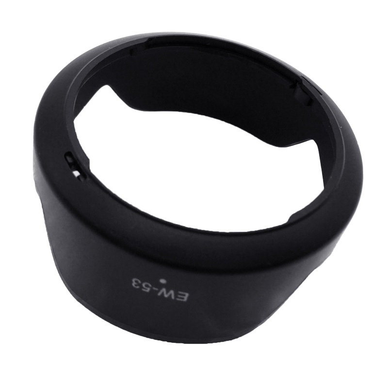 Loa Che Nắng EW53 EW-53 Bảo Vệ Ống Kính Máy Ảnh EF-M 15-45mm f / 3.5-6.3 IS for STM 49mm EW-53