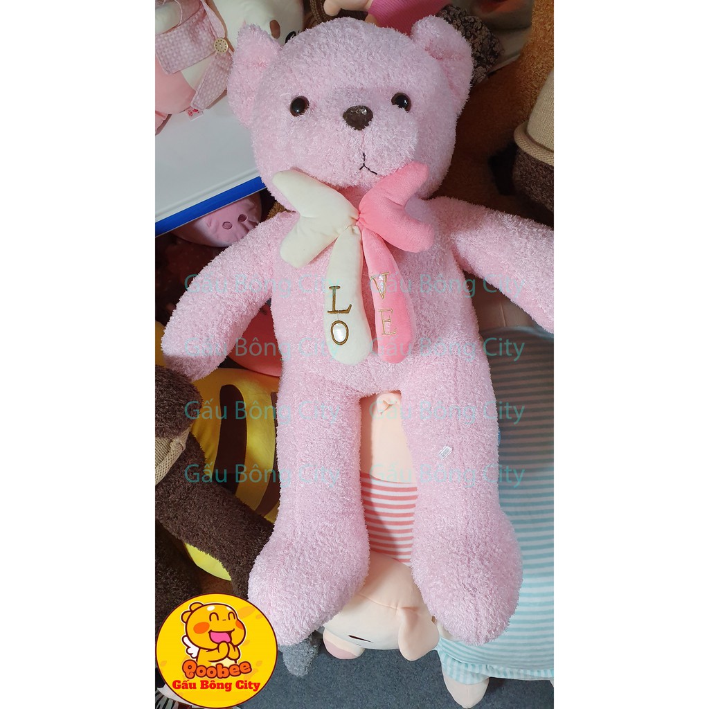 Gấu Bông Teddy - Thú nhồi bông đeo nơ cao cấp - Quà tặng dễ thương cho bé sinh nhật