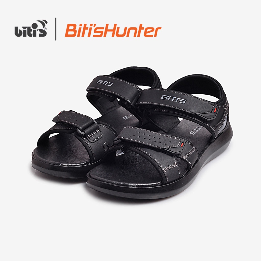 Sandal Si - PU Nam Biti's DPM032400DEN (Đen)