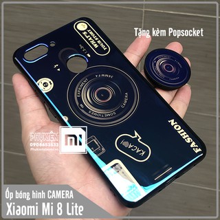 Ốp lưng Xiaomi Mi 8 Lite dẻo bóng hình Camera