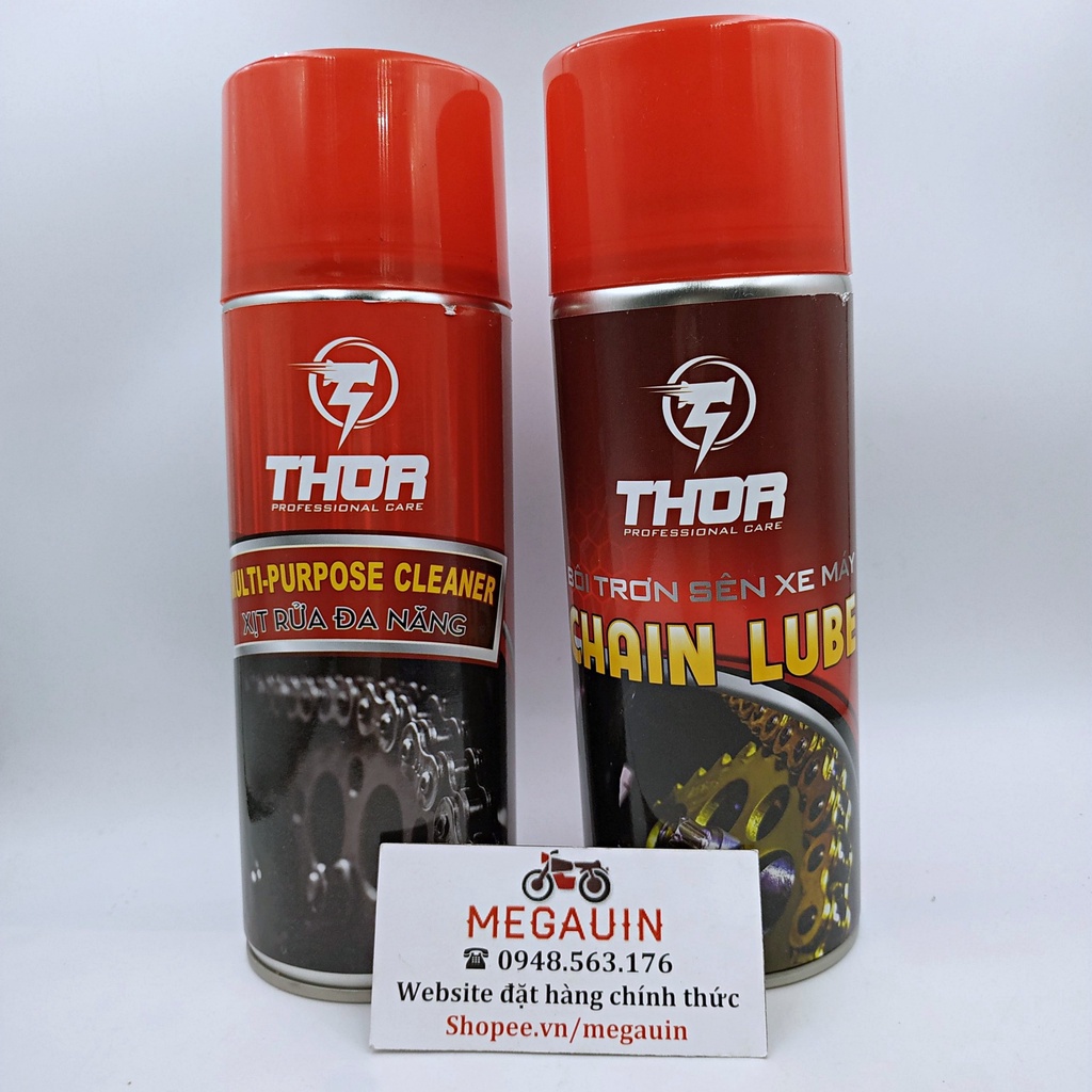 BỘ VỆ SINH BẢO DƯỠNG XÍCH SÊN THOR MEGAUIN