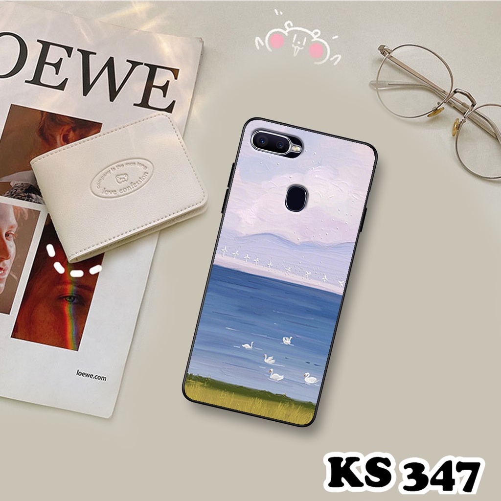 Ốp lưng Oppo F5 - Oppo F5 Youth - Ốp in hình Cánh đồng hoa - Chất liệu TPU siêu bền