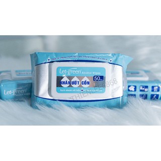 Khăn cồn letgreen gói 50 cái ( hàng date mới có sẵn)