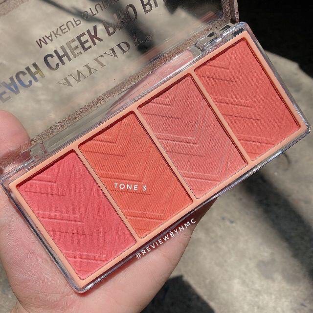 Phấn má hồng ANYLADY Thái Lan 4 ô