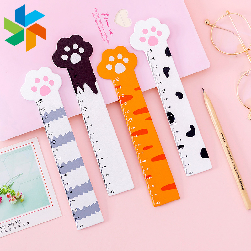 Thước Kẻ Móng Vuốt Mèo Jp6 15cm Cho Học Sinh