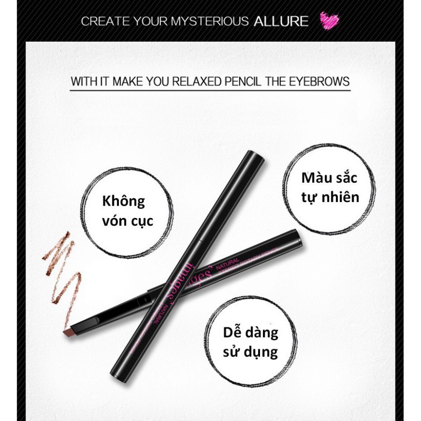 YBN BGF Bộ trang điểm IMAGES Kem BB + Phấn phủ + Bút tạo khối + Chì kẻ mày + Bút dạ kẻ mắt + Mascara