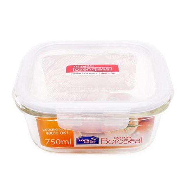 Hộp Thủy Tinh Chịu Nhiệt Lock&Lock 750ml - Thuỷ Tinh Chịu Nhiệt Cao Cấp - Hộp Đựng Thực Phẩm - Hộp Mang Cơm Cao Cấp