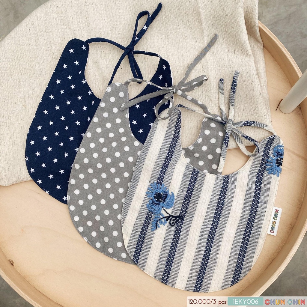 Yếm CHUNCHIN - Vải xô đũi, thiết kế cao cấp dành cho bé