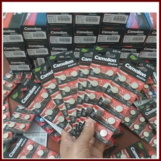 PIN ALKALINE AG1, AG3, AG4, AG10 (1.5V ) CAMELION (Vỉ 10 viên), Pin 1.5V, Pin nút áo, Pin alkaline