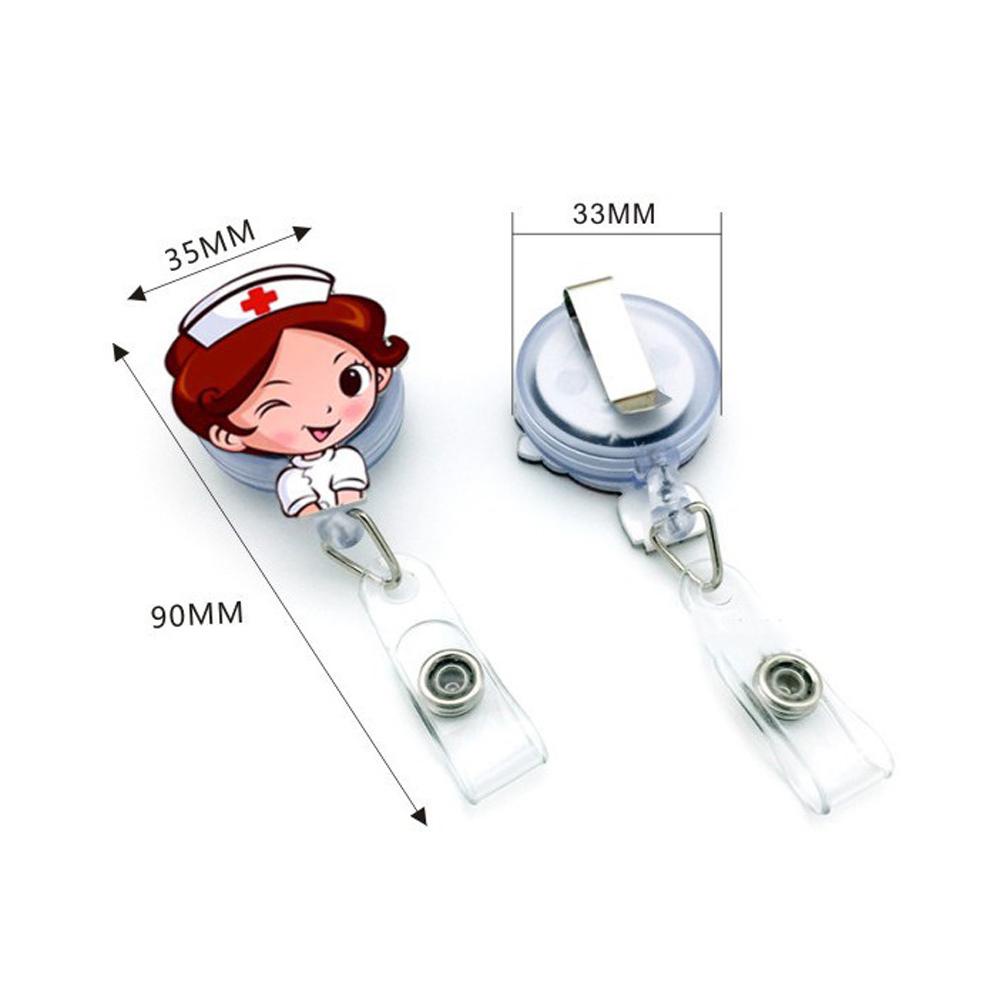 Kẹp Giữ Thẻ Bảng Tên Họa Tiết Hoạt Hình Dễ Thương Bắt Mắt Giá Đỡ