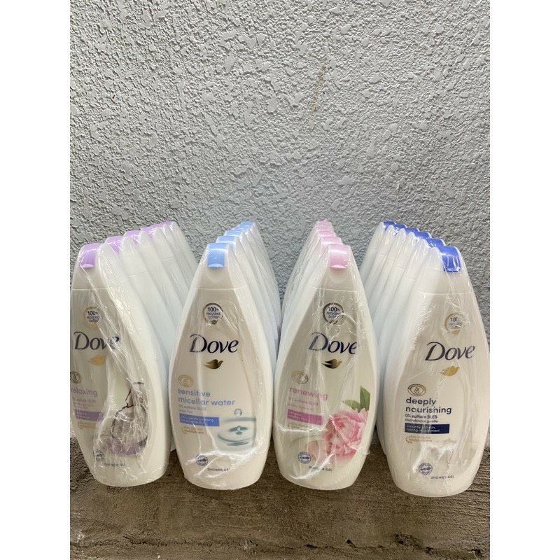 Sữa tắm dưỡng thể DOVE giúp dưỡng ẩm mịn da 500ml Chính Hãng
