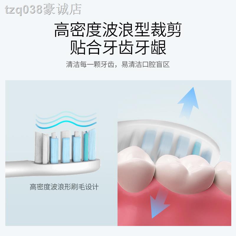 (Hàng Mới Về) Đầu Bàn Chải Đánh Răng Điện Ulike Hình Quả Bơ 3 Đầu Thay Thế Ub601 602 603 Sn903