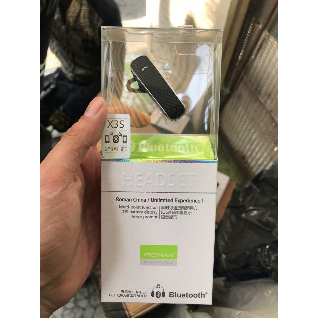 TAI NGHE BLUETOOTH ROMAN X3S chính hãng