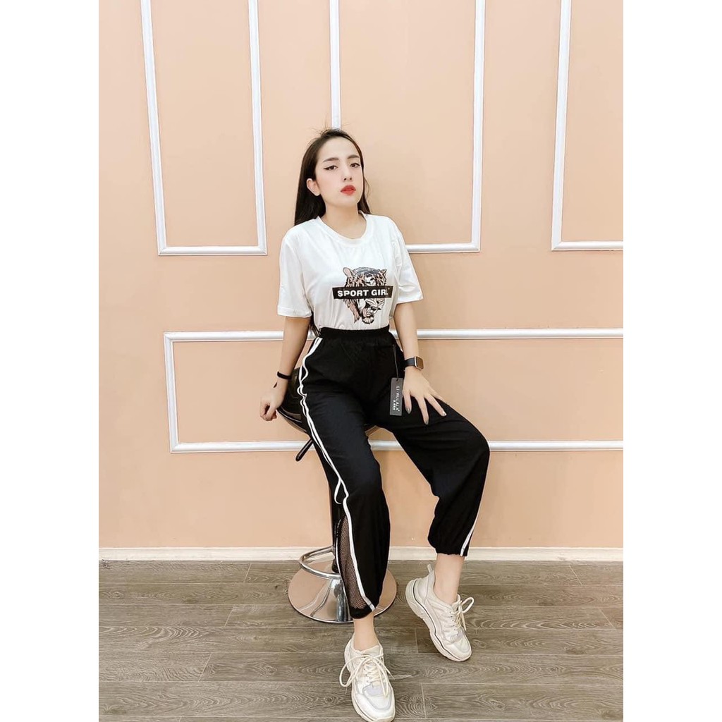 quần đũi phối lưới hot trend