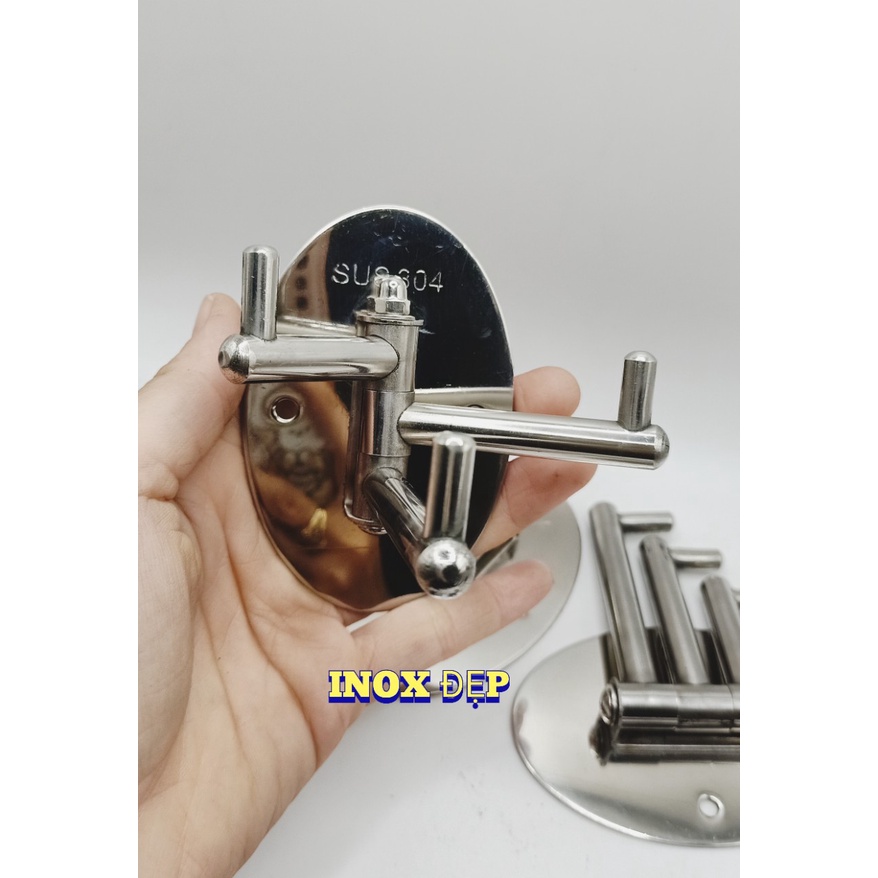 Móc áo treo gắn tường  100 % inox 304 cao cấp chống ăn mòn chống rỉ sét chịu lực tốt độ bền cao giá tậnxưởng