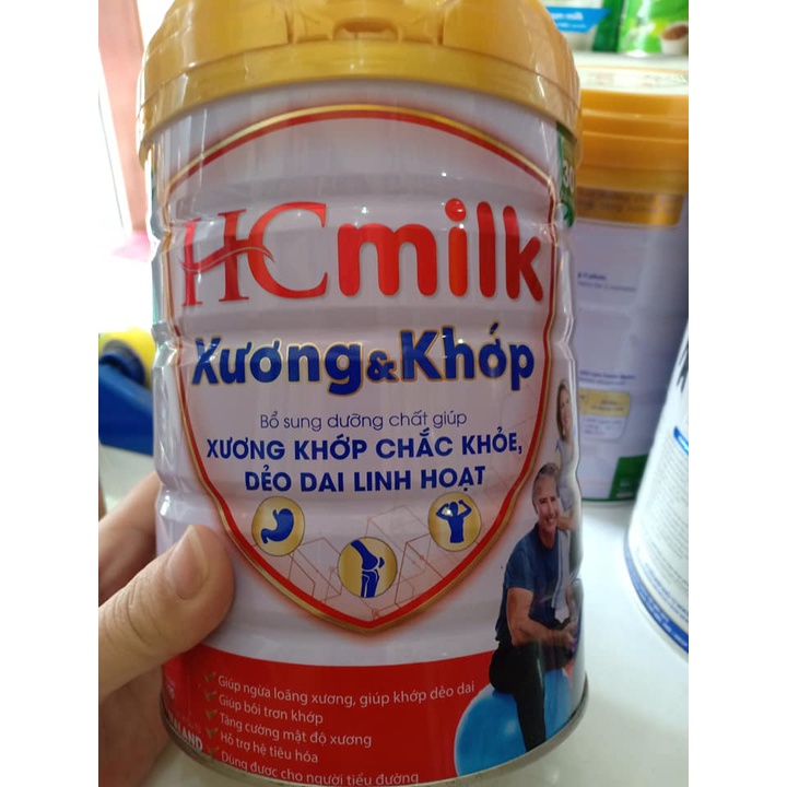 Sữa bột tốt cho xương khớp HCmilk bổ sung Canxi – Glucosamin - giảm nhức mỏi, ngừa bệnh tim mạch và loãng xương