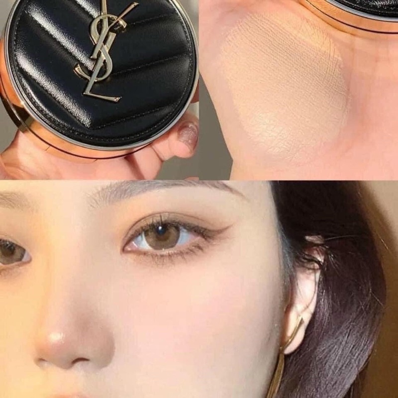 Phấn nước YSL LUMINOUS MATTE CUSHION FOUNDATION vỏ da LIMITED mini 5g
