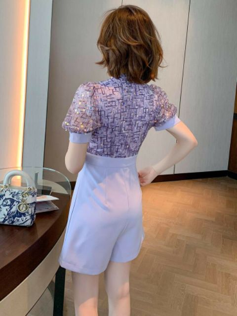 Hàng nhập - Jumpsuit ngắn, jump đùi xô lụa