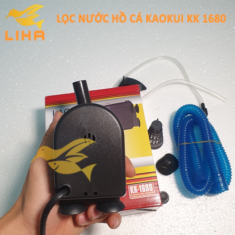 Máy Bơm Lọc Kaokui KK-1680 (30W-2000L/H-1.5M) - Bơm Nước 3 Trong 1 (Hút, Đẩy, Thổi Oxy)