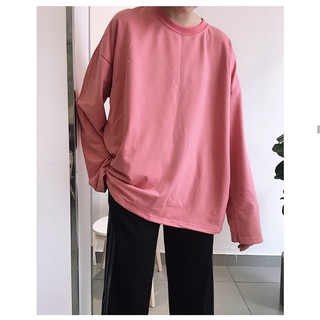 Áo Tay Dài BASIC LONG SLEEVE Màu Hồng  ❤️FREESHIP❤️ Nam nữ unisex