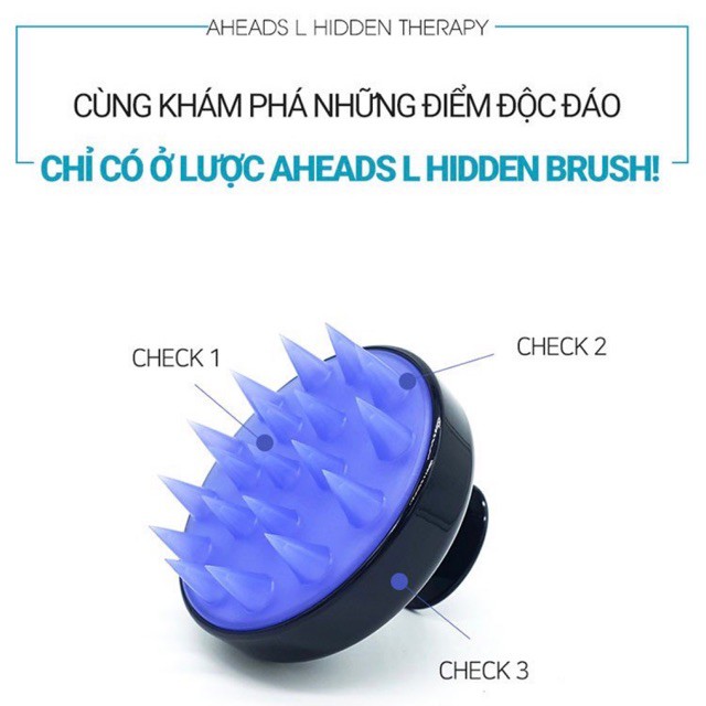 L HIDDEN BRUSH - LƯỢC GỘI ĐẦU - MASSAGE AHEADS