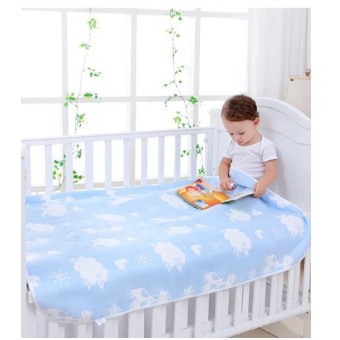 Khăn Tắm 4 Lớp Hai Mặt Sợi Tre Bo Viền Lee Kids mẫu mới