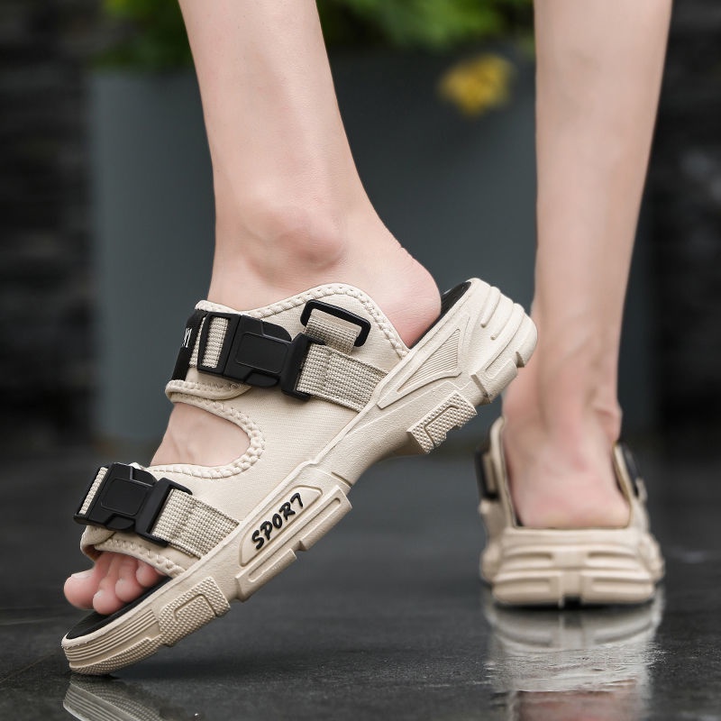 Dép Sandal Nam Đế Dày Tăng Chiều Cao 2022 Thời Trang Mùa Hè