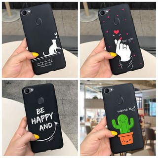 Ốp điện thoại dẻo màu đen nhám chống va đập cho Oppo F1S F3 F5 F7 F9 F11 F15 F17 Pro