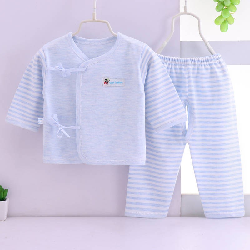 Bộ Đồ Ngủ Cotton In Hình Chú Tiểu 12 Món Cho Bé Sơ Sinh