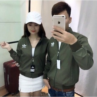 Áo khoác cặp dù phối hai màu xéo hàng không nón may đẹp -M099