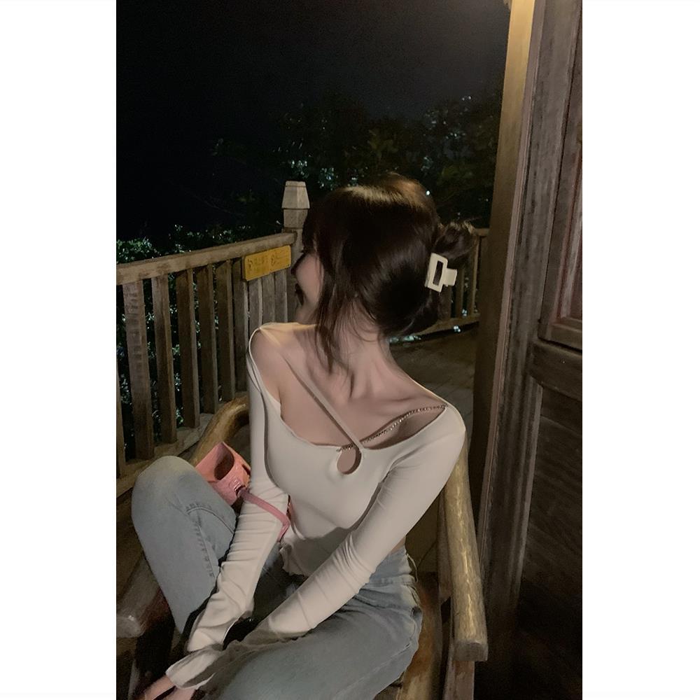 Áo kiểu nữ COZOKC tay dài trễ vai thời trang quyến rũ