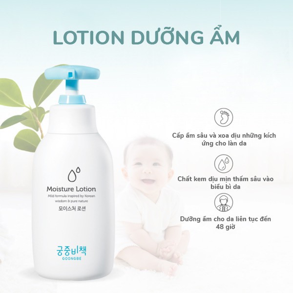 Lotion dưỡng ẩm thành phần thảo dược Hàn Quốc GOONGBE, cấp ẩm phục hồi cho da nhạy cảm 250ml | Shopee Việt Nam