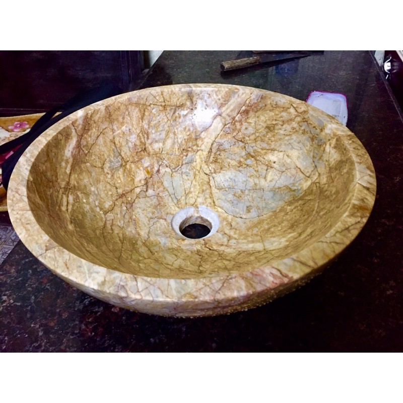 lavabo đá vàng đậm | BigBuy360 - bigbuy360.vn