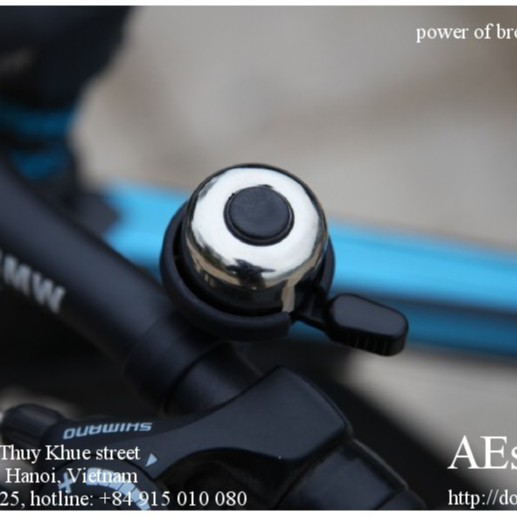 Chuông xe đạp thể thao đồng nguyên chất tiếng ngân vang