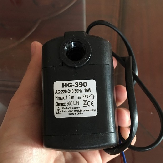 Máy bơm nước quạt điều hòa,bơm quạt hơi nước, bể cá/hồ cá 16w, 18W, HG-390