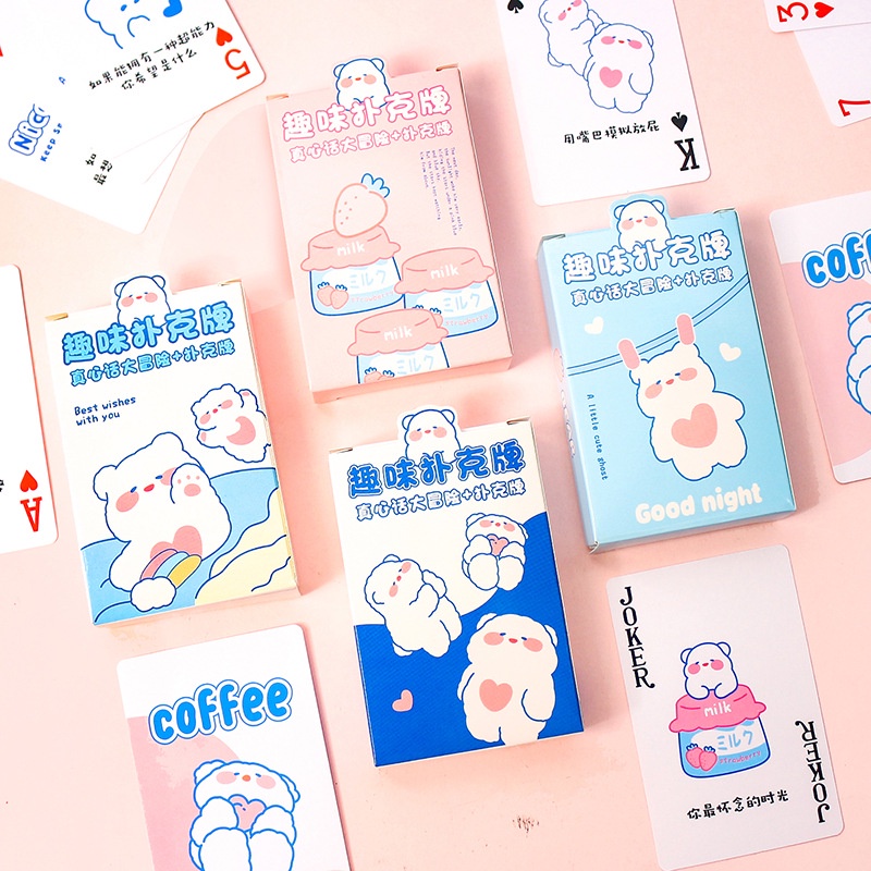 Bộ Bài Tây 52 Lá Nhiều Mẫu Hoạt Hình Độc Đáo - Poker Cute