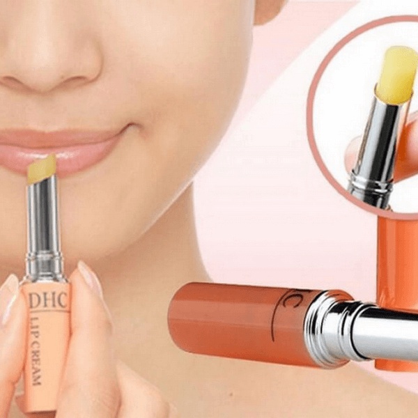 Son dưỡng môi DHC Lip Cream 1,5g không màu nội địa Nhật Bản meishoku