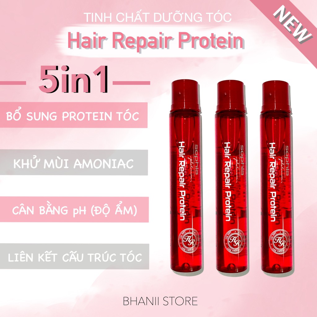 Hair Repair Protein phục hồi tóc nát, yếu, hư tổn Hàn Quốc 13ml - bhanii store hàng Chính Hãng (SỈ - LẺ)