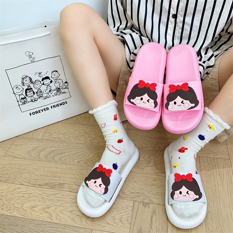 JY502- C3 - Dép Quai Ngang Đi Trong Nhà Chống Trượt  Dễ Thương cực xinh CÔNG CHÚA