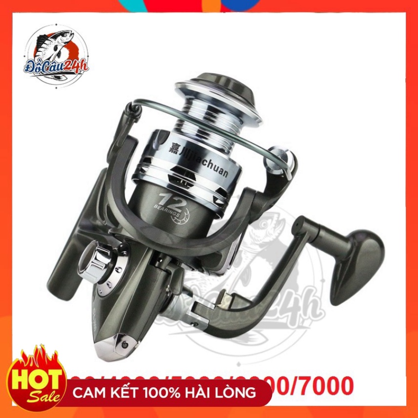 Máy câu cá Jichuan CL Nhiều Kích Cỡ từ 4000-7000 hàng kim loại 100% từ Đồ Câu Việt Bắc
