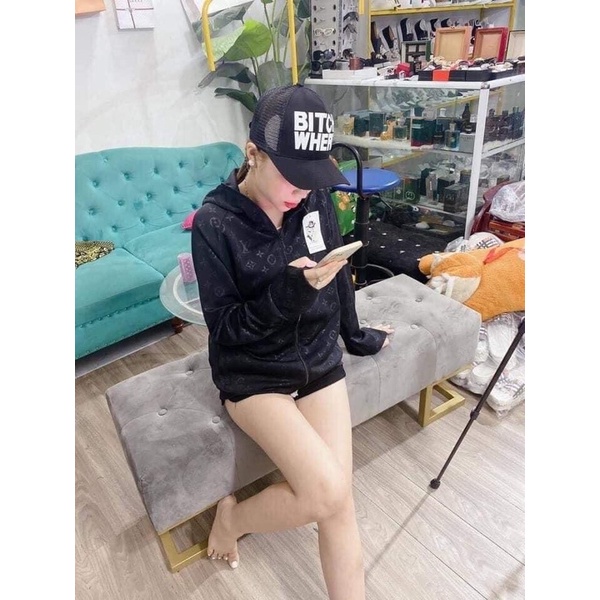 Áo chống nắng nam lv 2021 , Chất Vải kim cương sần Siêu Mát, chất thun thể thao in vân chìm | BigBuy360 - bigbuy360.vn