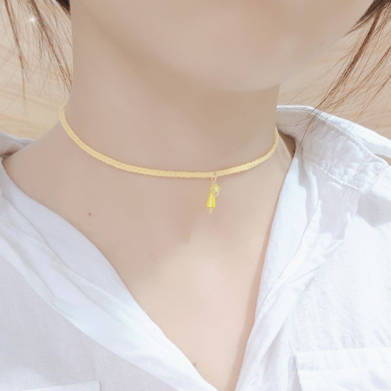 Choker/ dây đeo tone vàng style Hàn Quốc