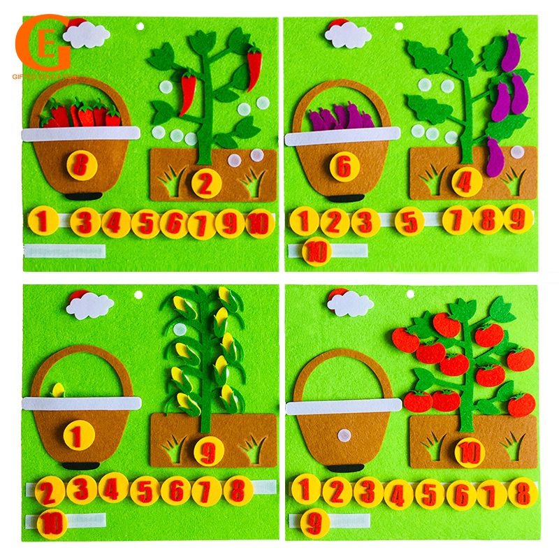 Bộ Đồ Chơi Xếp Hình 3D Theo Phương Pháp Montessori Giáo Dục Sớm Cho Bé