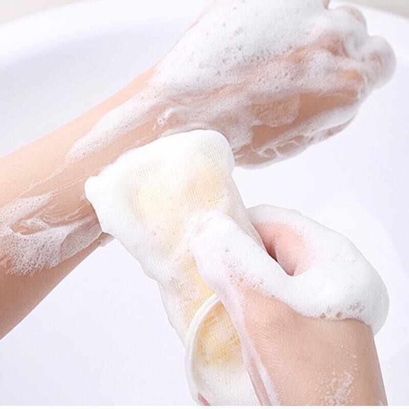 Lưới Tạo Bọt Đựng Xà Phòng Tiện Lợi 2 lớp nhỏ gọn mang đi du lịch ILY