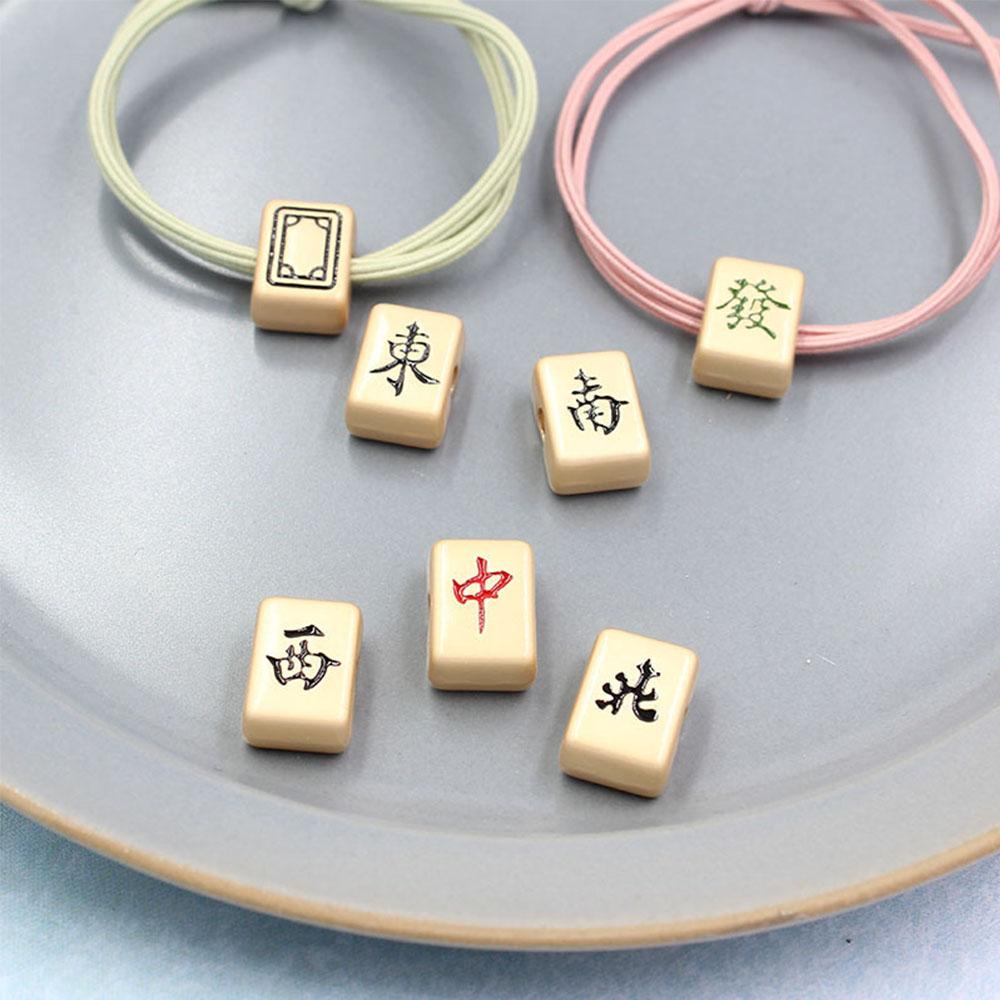 EXPEN Set 10 Dây Buộc Tóc / Nhẫn Phong Cách Trung Hoa